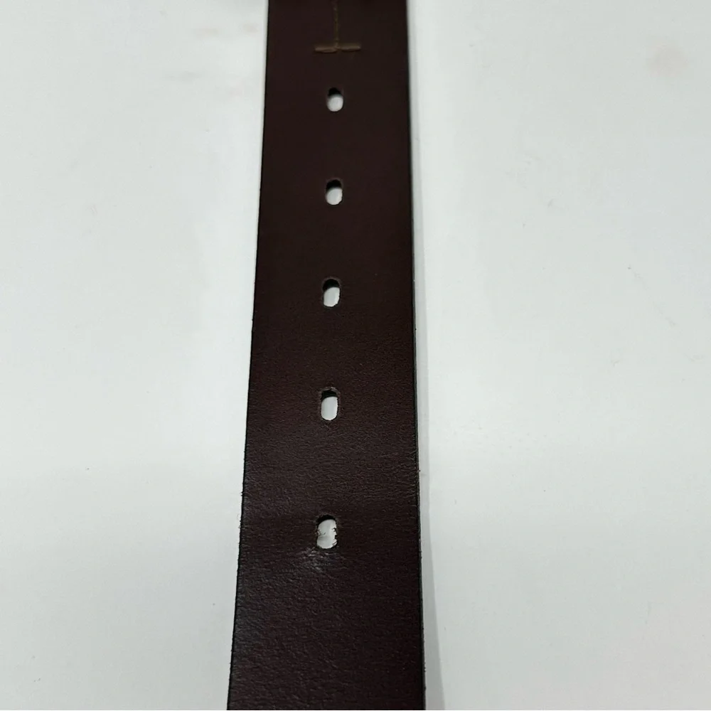Fossil Leather Belt Reversible Size Black Brown Size 34